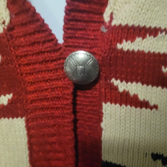 VINTAGE Chaps Southwestern Sweater Vest. Sz. XL - Picture 2 of 7